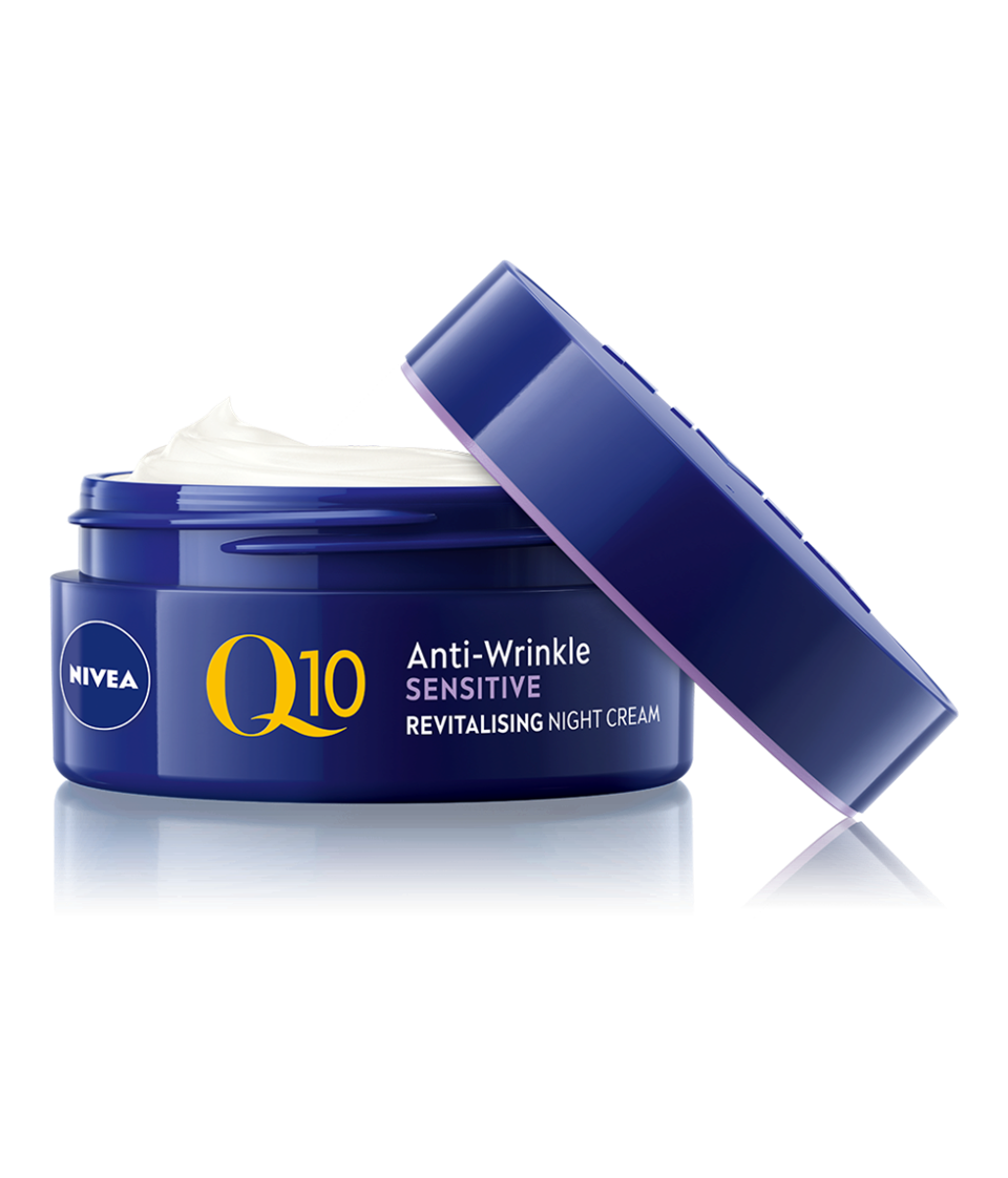 NIVEA Q10 Anti-Wrinkle Sensitive Revitalizing Night Cream - 50ml