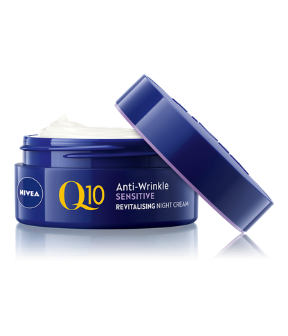 NIVEA Q10 Anti-Wrinkle Sensitive Revitalizing Night Cream - 50ml