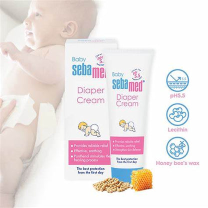 BABY Sebamed Diaper Rash Cream with Panthenol for Rashes - 100ml