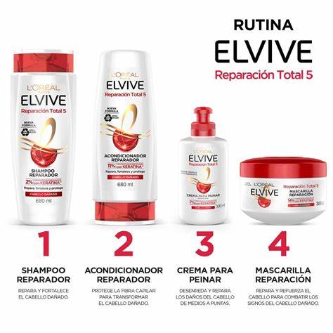 L'OREAL PARIS ELVIVE Styling Cream Total Repair 5 Damaged Long Hair - 300 ml