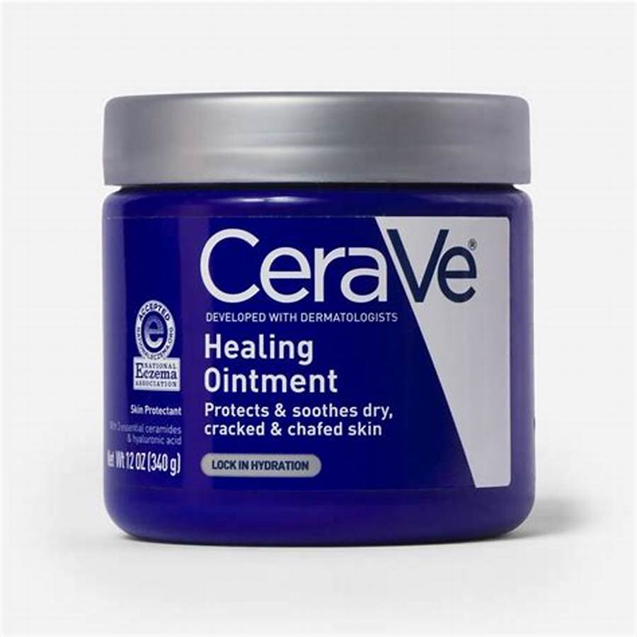 CERAVE Healing Ointment Protects & Soothes Dry, Cracked & Chafed Skin - Lock in Hydration - 340g