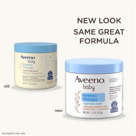 AVEENO BABY Eczema Therapy Night time Balm With Colloidal Oatmeal and Ceramide - 312 g