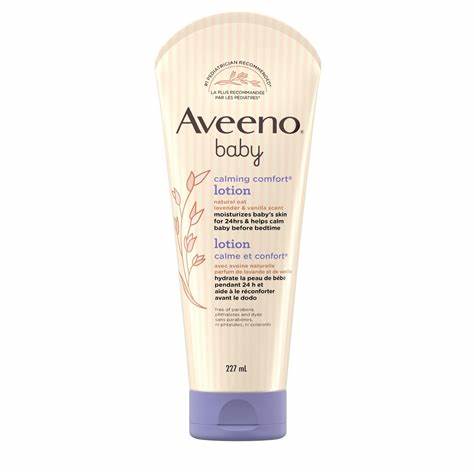 AVEENO BABY Calming Comfort Bedtime Lotion | 24 Hrs Calming Comfort - 227 ml