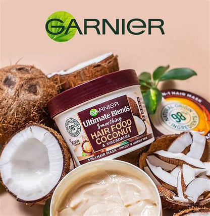 GARNIER Ultimate Blends Smoothing Hair Food Coconut & Macadamia - 390 ml - Germany