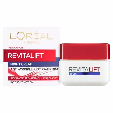 LOREAL PARIS REVITALIFT Anti-Wrinkle + Firming Night Cream - 50 ml