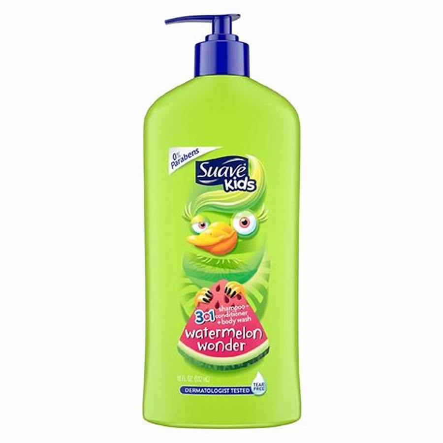 SUAVE KIDS Watermelon Wonder 3 in 1 Shampoo, Conditioner & Body Wash - 532ml - Made in USA