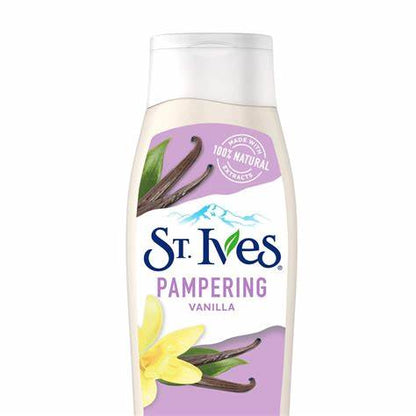 ST. IVES Pampering Vanilla Body Wash - 400 ml - Made In New Zeland