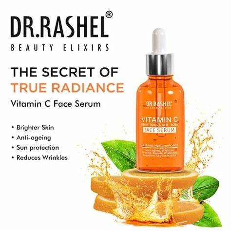 DR. RASHEL FACE SERUM - Vitamin C Serum for Dark Spots, Whitening and Anti-Aging - 50 ml