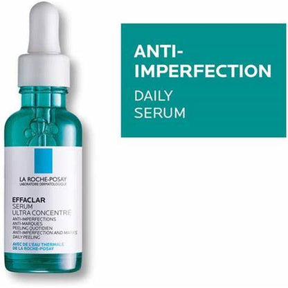 LA ROCHE-POSAY Ultra Concentrated Effaclar 1.5% Salicylic Acid Acne Treatment Serum- Anti-Imperfections , Anti-Marks - 30 ml