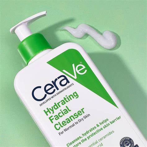 CERAVE Hydrating Cream to Foam Cleanser | Normal to Dry skin, Gentle on Sensitive Skin- 562 ml.