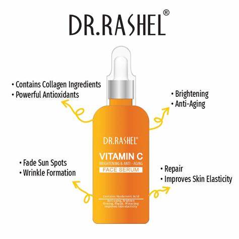 DR. RASHEL FACE SERUM - Vitamin C Serum for Dark Spots, Whitening and Anti-Aging - 50 ml