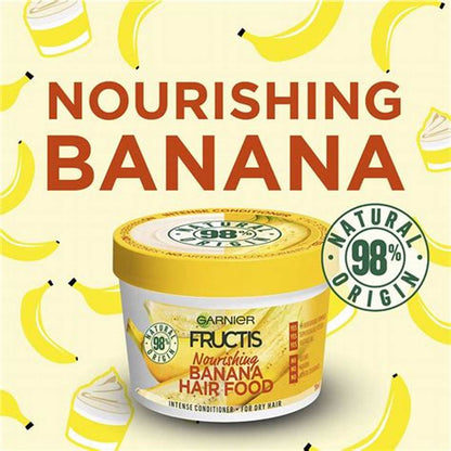 GARNIER Fructis Hair Food Nourishing Banana Hair Mask for Dry Hair - 390 ml