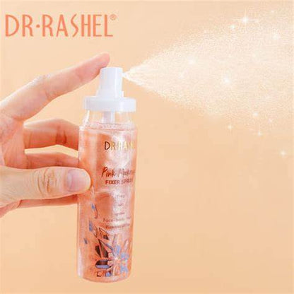 DR. RASHEL Lightweight & Moisturizing Pink Makeup Fixer Spray 100 ml