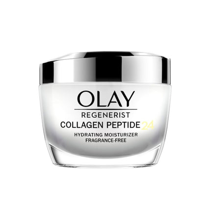 OLAY REGENERIST Collagen Peptide 24 Max Face Moisturizer Cream with Niacinamide for Firmer Skin, Anti-Wrinkle Fragrance-Free 1.7 oz - 50 g