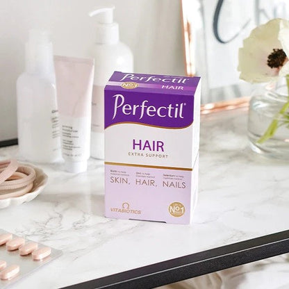 VITABIOTICS Perfectil Hair Extra Support Supplement for Skin, Hair & Nails - 60 Tablets