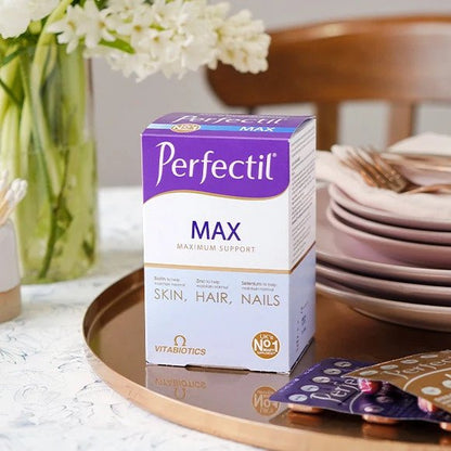 VITABIOTICS Perfectil MAX Maximum Support for Skin, Hair & Nails - 84 Capsules/Tablets