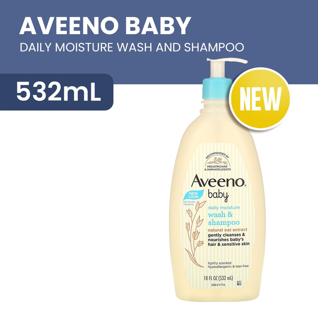 AVEENO BABY Daily Wash and Shampoo - 532 ml