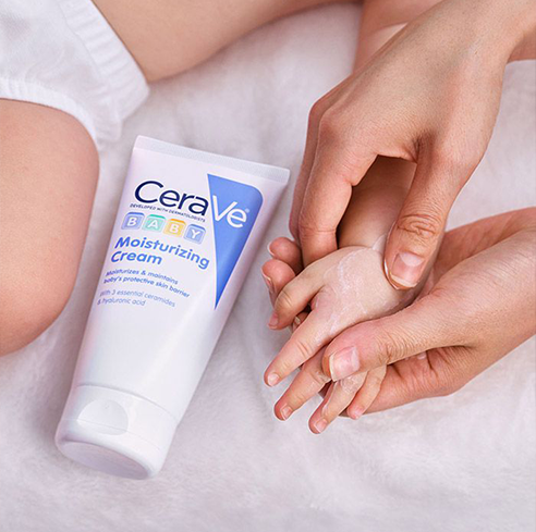 CERAVE BABY Moisturizing Cream |Gentle, Fragnance Free, Paraben Free - 226 g