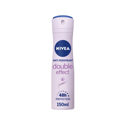 NIVEA Double Effect Anti-Perspirant Quick Dry , 48 Hr Protection -150 ml