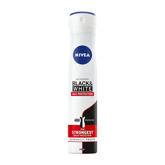 NIVEA Black & White Max Protection, 48 hr Strongest Sweat Protection - 150 ml