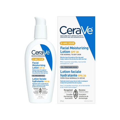 CERAVE AM Facial Moisturizing Lotion With Broad Spectrum SPF 30 - 59 ml