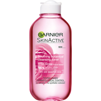 GARNIER Skinactive Rose Soothing Toner - 200 ml - Made in USA