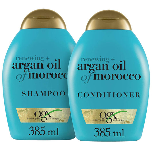 OGX Renewing + Argan Oil of Morocco Shampoo & Conditioner Set Sulfate Free - 385ml