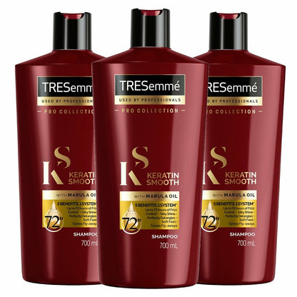 TRESEMME Pro Collection Keratin Smooth With Marula Oil Shampoo , 5 Benefits 1 System- 700 ml