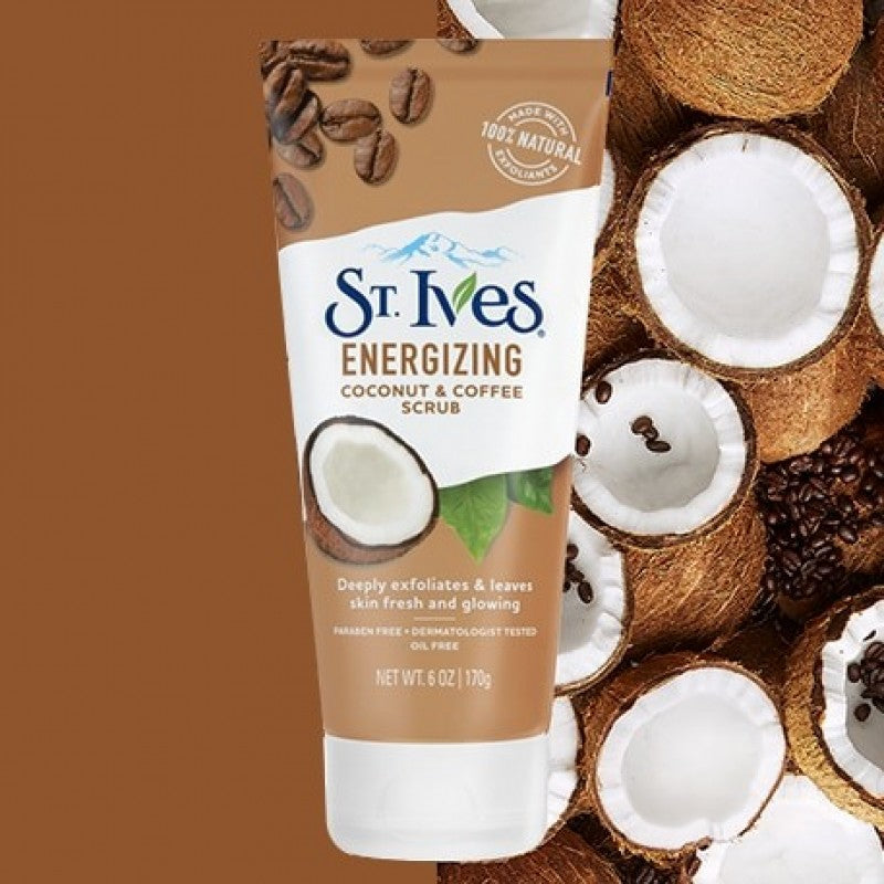 St. Ives Energizing Coconut & Coffee Scrub - 170G