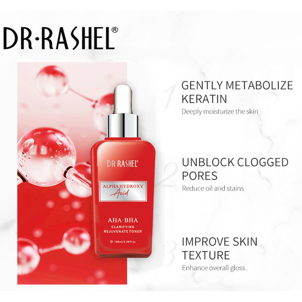 DR. RASHEL Alpha Hydroxy Acid AHA-BHA Miracle Renewal Serum -30 ml