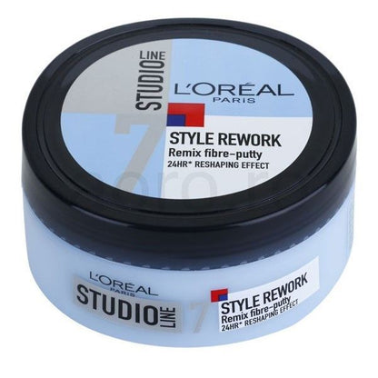 LOREALS Paris Studio Line 7 Style Rework Remix Fibre Putty 24h Reshaping Effect 150 mL - Made in Germany