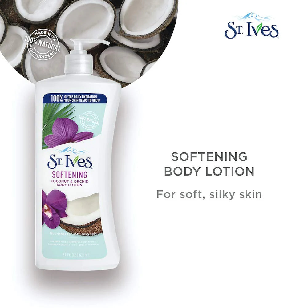 St. Ives Softening Body Lotion Coconut & Orchid - 621 ml