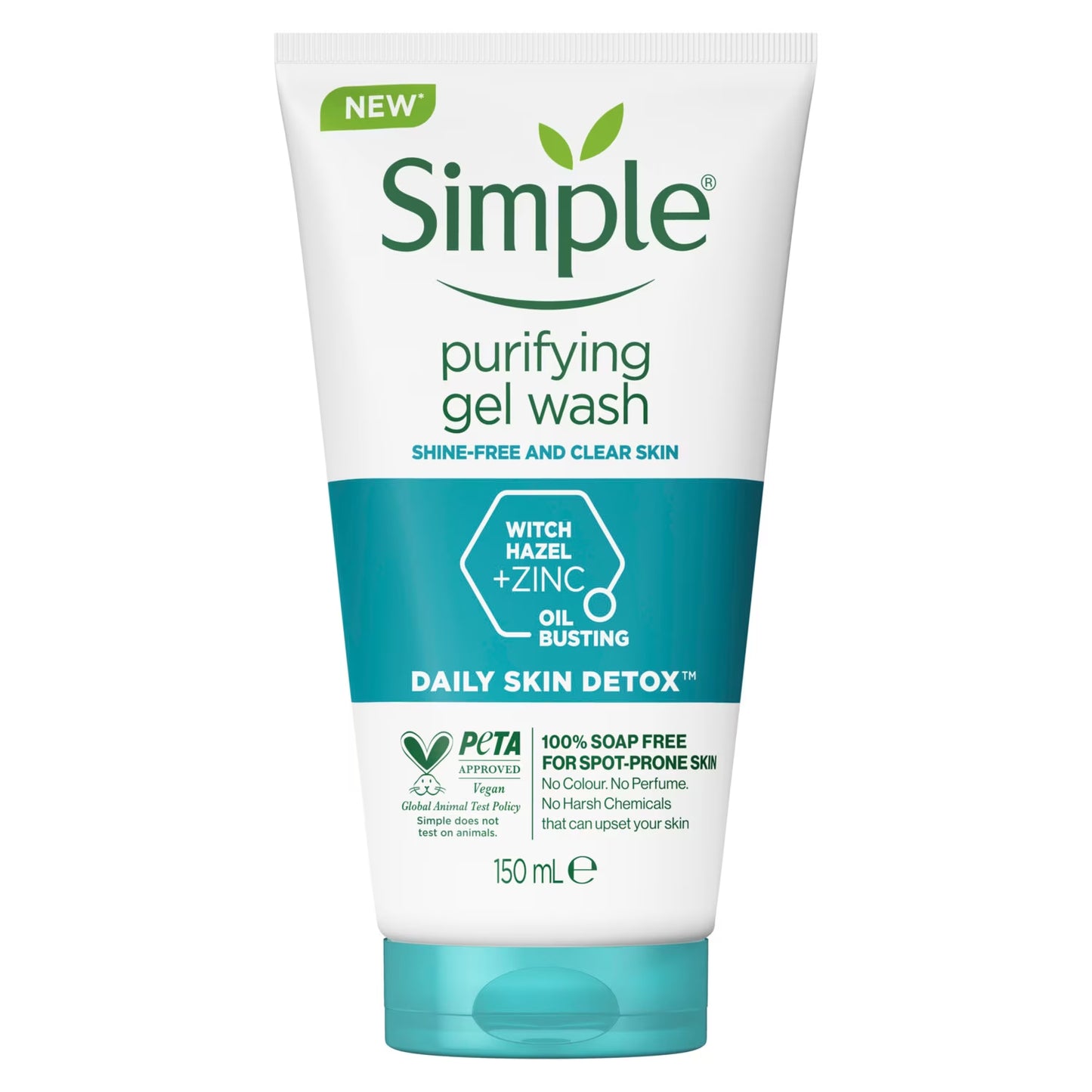 SIMPLE Daily Skin Detox Purifying Gel Wash - 150ml