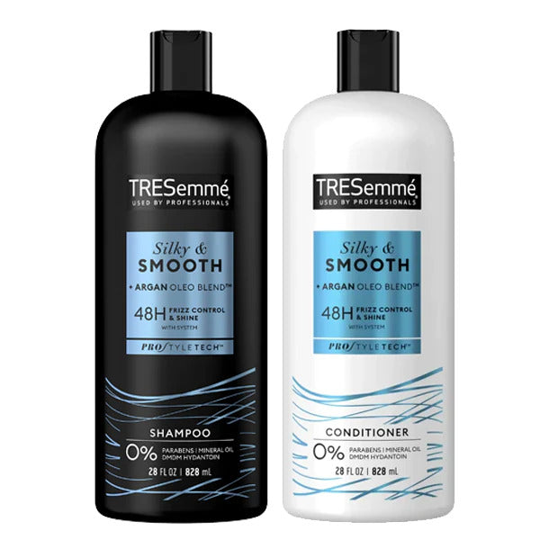 TRESEMME Silky & Smooth Shampoo & Conditioner Bundle Pack for Frizzy Hair - 828ml