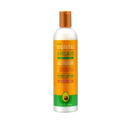 CANTU Avocado Oil and Shea Butter Curl Activator Cream, Silicon Free - 355 ml