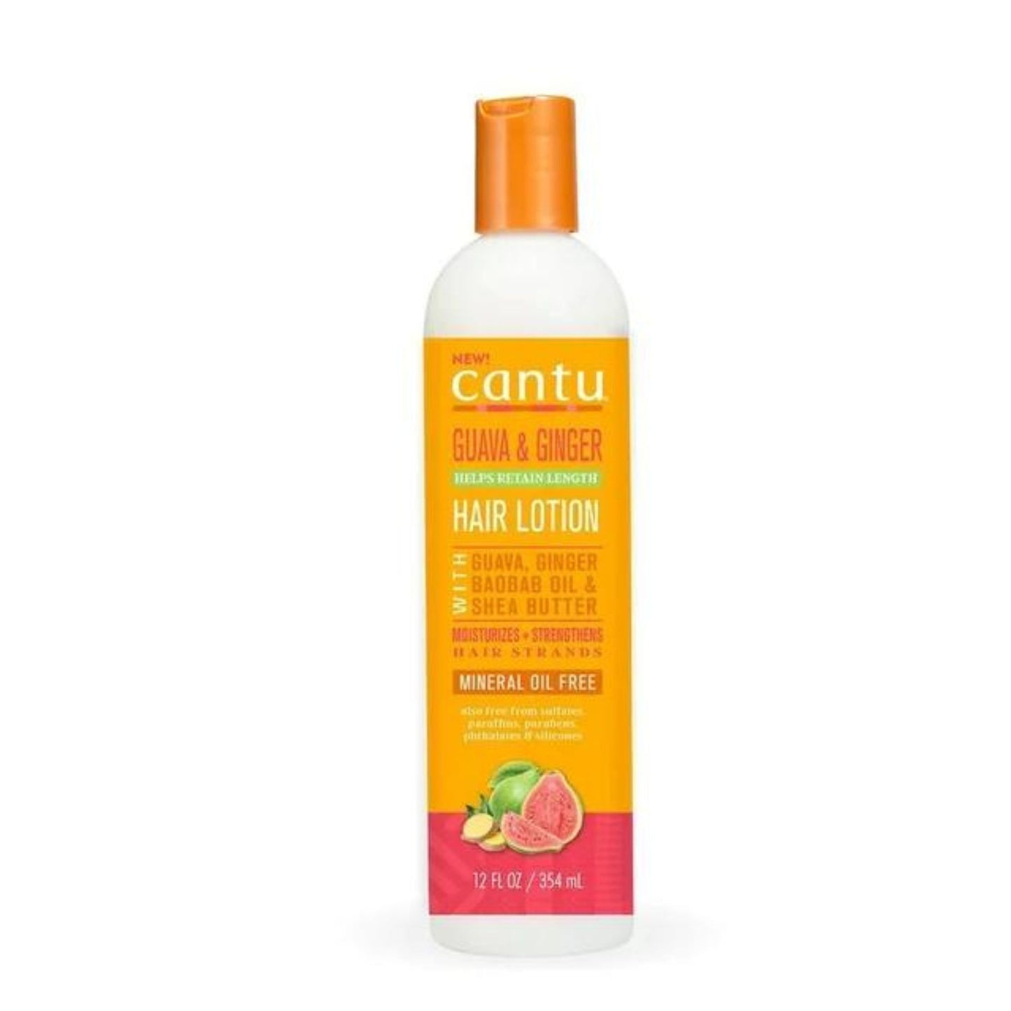 CANTU Guava Ginger Helps Retain Length Helps Retain Length Hair Lotion With Ginger , Boabab Oil & Shea butter - 354 ml