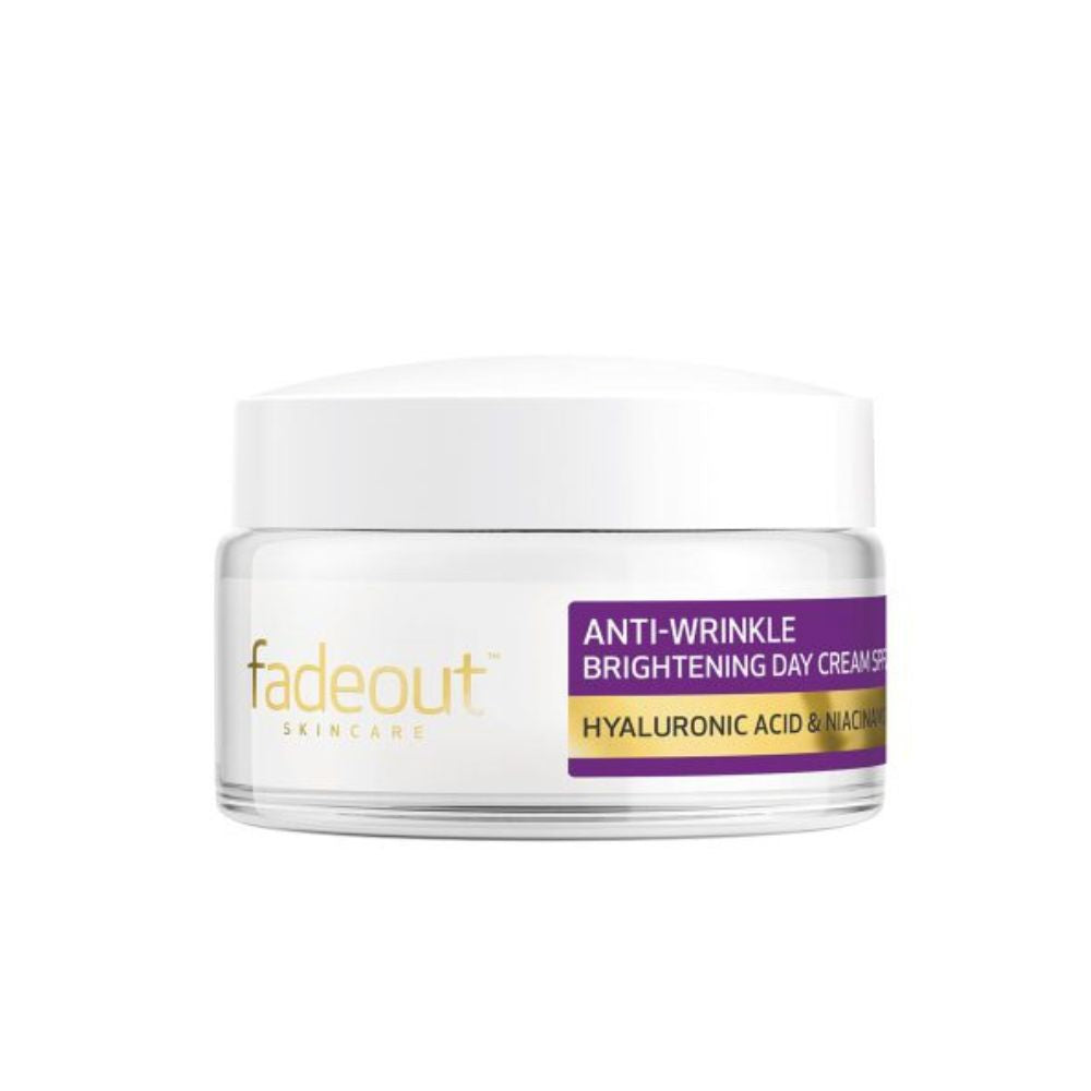 FADEOUT Anti-Wrinkle Brightening Day Cream SPF25 |Hyaluronic Acid & Niacinamide - 50 ml