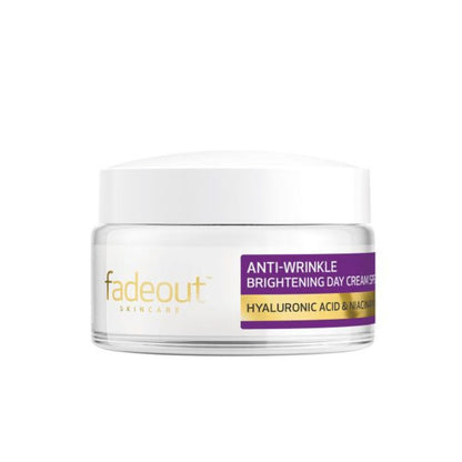 FADEOUT Anti-Wrinkle Brightening Day Cream SPF25 |Hyaluronic Acid & Niacinamide - 50 ml