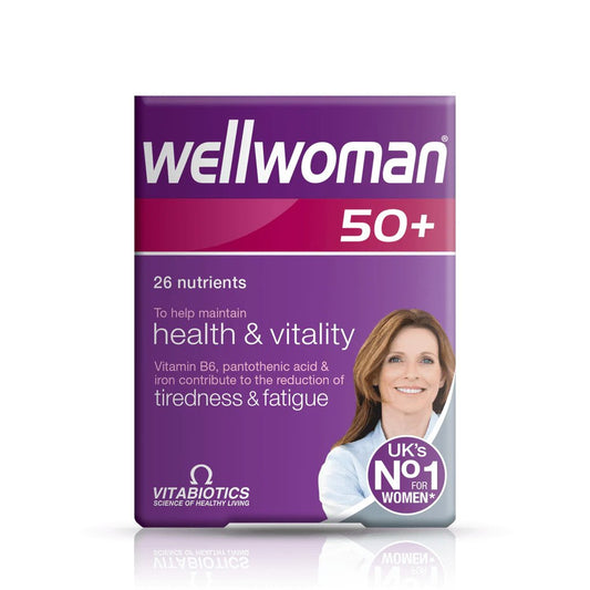 VITABIOTICS Wellwoman 50+ Health & Vitality Multivitamins - 30 Tablets