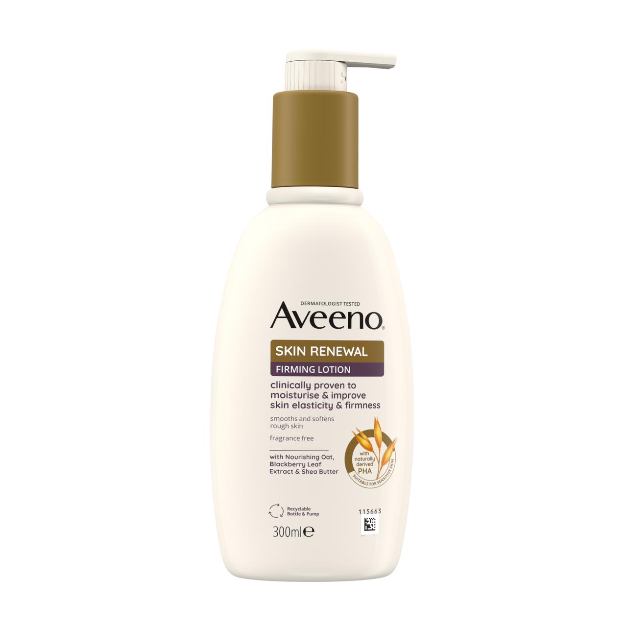 AVEENO Skin Renewal Firming Lotion | Fragrance Free, Suitable for Dry Sensitive Skin- 300 ml