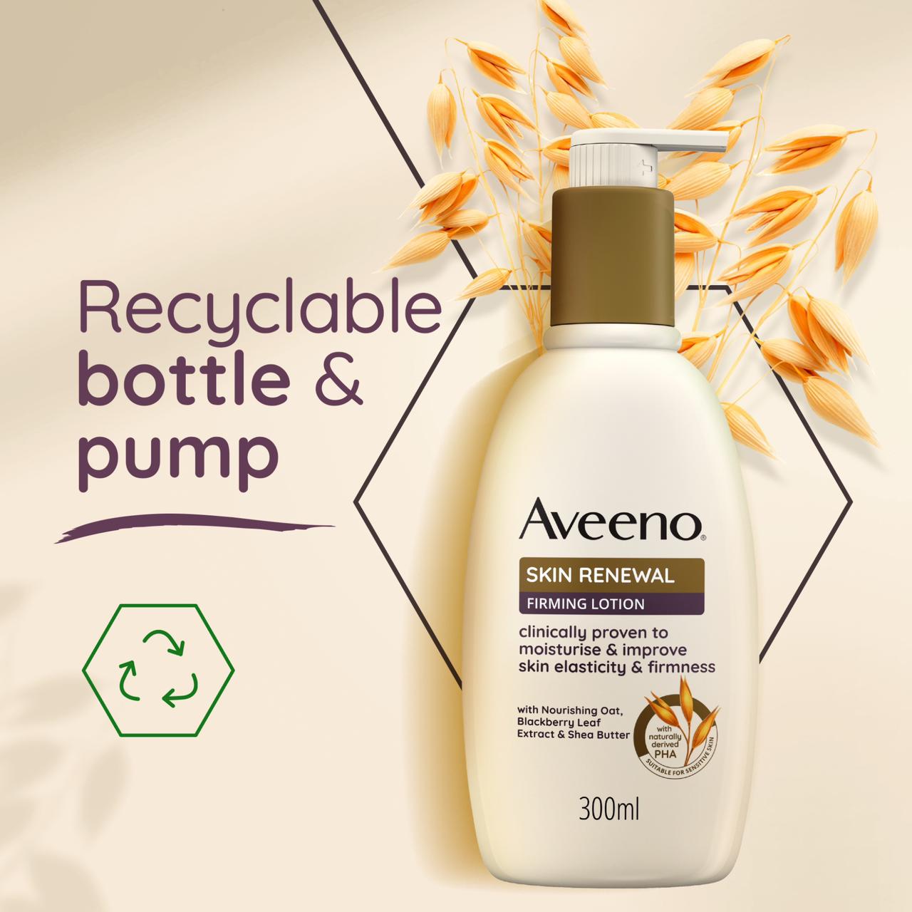 AVEENO Skin Renewal Firming Lotion | Fragrance Free, Suitable for Dry Sensitive Skin- 300 ml