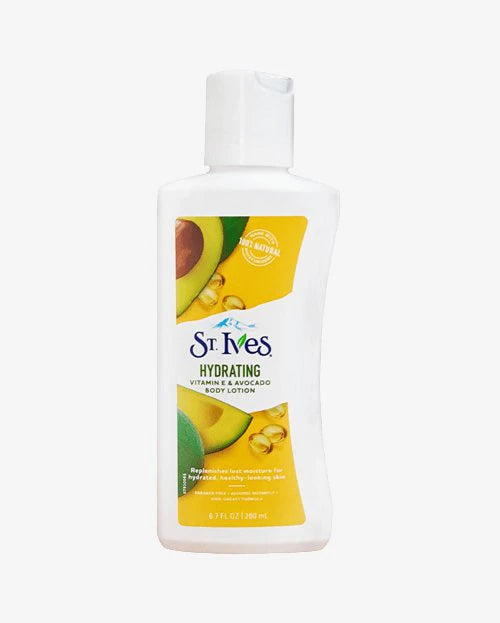 ST. IVES Hydrating Vitamin E and Avocado Body Lotion | Lightweight & Deep Hydration - 200 ml