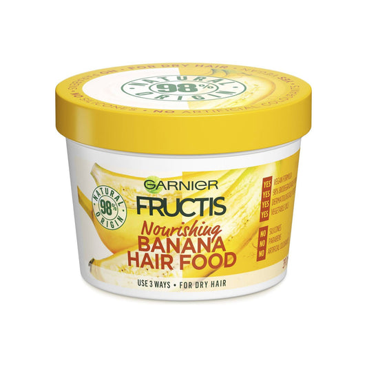 GARNIER Fructis Hair Food Nourishing Banana Hair Mask for Dry Hair - 390 ml