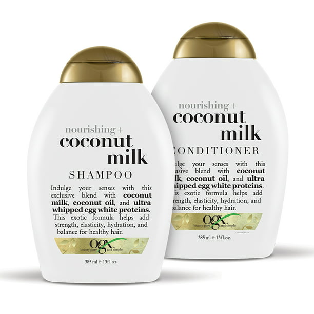 OGX Nourishing + Coconut Milk Shampoo & Conditioner 385ml