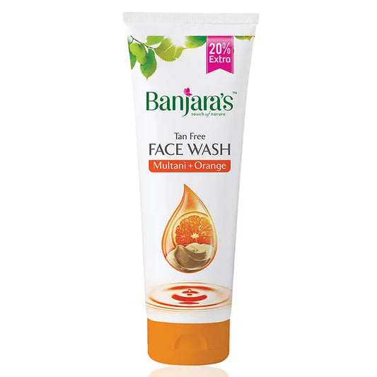 BANJARA'S Tan Free Multani + Orange Face Wash (100 ml)