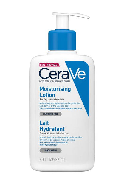 CERAVE Moisturizing Lotion for Dry to Very Dry Skin - 236 ml