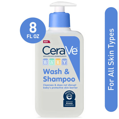 CeraVe Baby Wash & Shampoo - 473 ml | 2-in-1