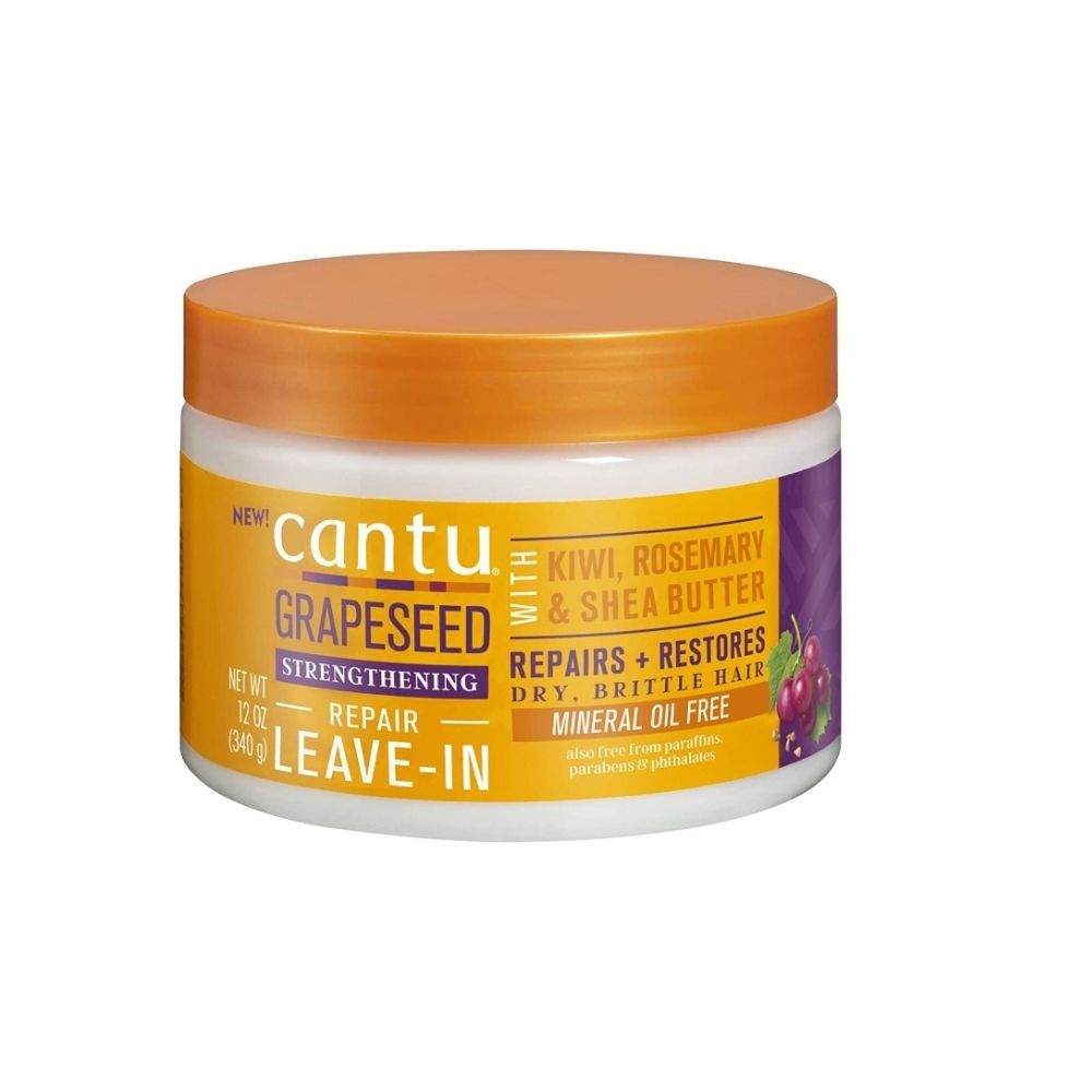 CANTU Grapeseed Strengthening Repair Leave In Kiwi, Rosemary & Shea Butter -Hair Care 340g