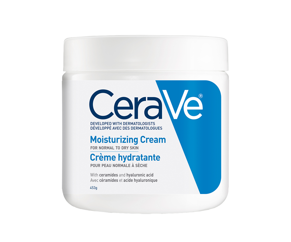 CERAVE Moisturizing Cream for Face & Body - Normal to Dry Skin - 453 g - Made in USA