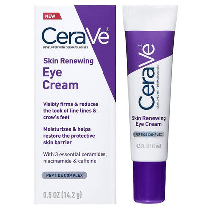 CERAVE Skin Renewing Eye Cream |Anti-Aging, Cream For Wrinkles & Fine Lines - 14.2 g